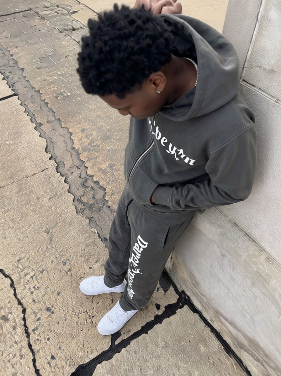DTBY Redemption Set – Hoodie + Sweatpants (Washed Charcoal)